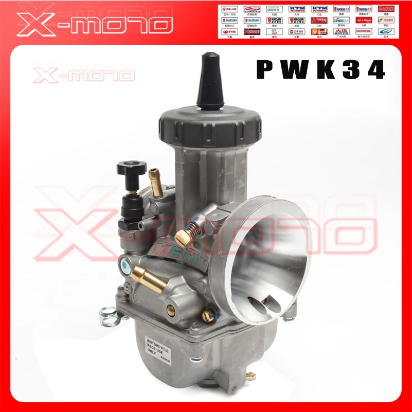 

PWK 34 KEIHIN PWK 33 34 35 36 38 40 42mm PWK38 AIR STRIKER CARBURETOR Quad Vent Carb FOR Dirt KTM 250 250SX 250EXC TRX250R