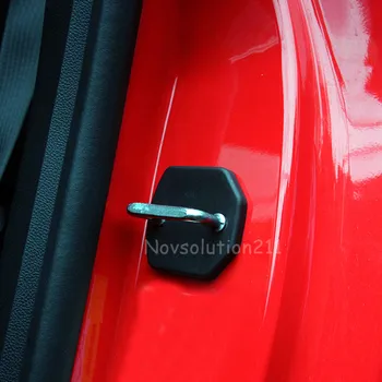 

Car Accessories Plastic Door Lock Buckle Decoration Cover 2PCS For Ford Mustang 2015 2016 2017