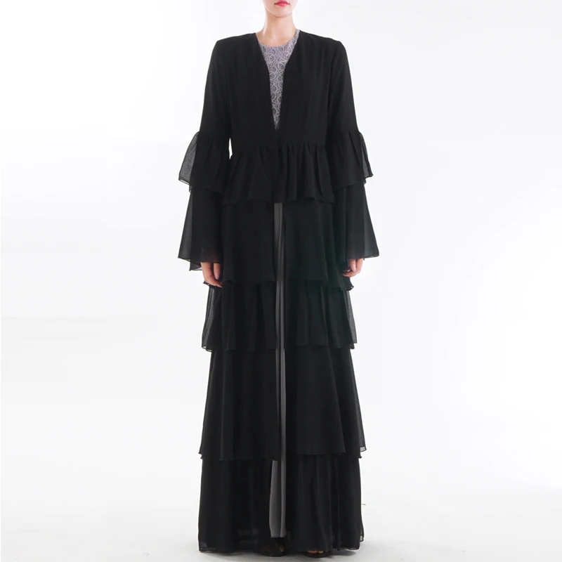 Abaya dubai kaftan hijab muçulmano vestido malásia