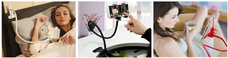 Carstyling вращающийся на 360 градусов пластиковый универсальный гибкий держатель для рук ленивый держатель для мобильного телефона Подставка для кровати стол кронштейн