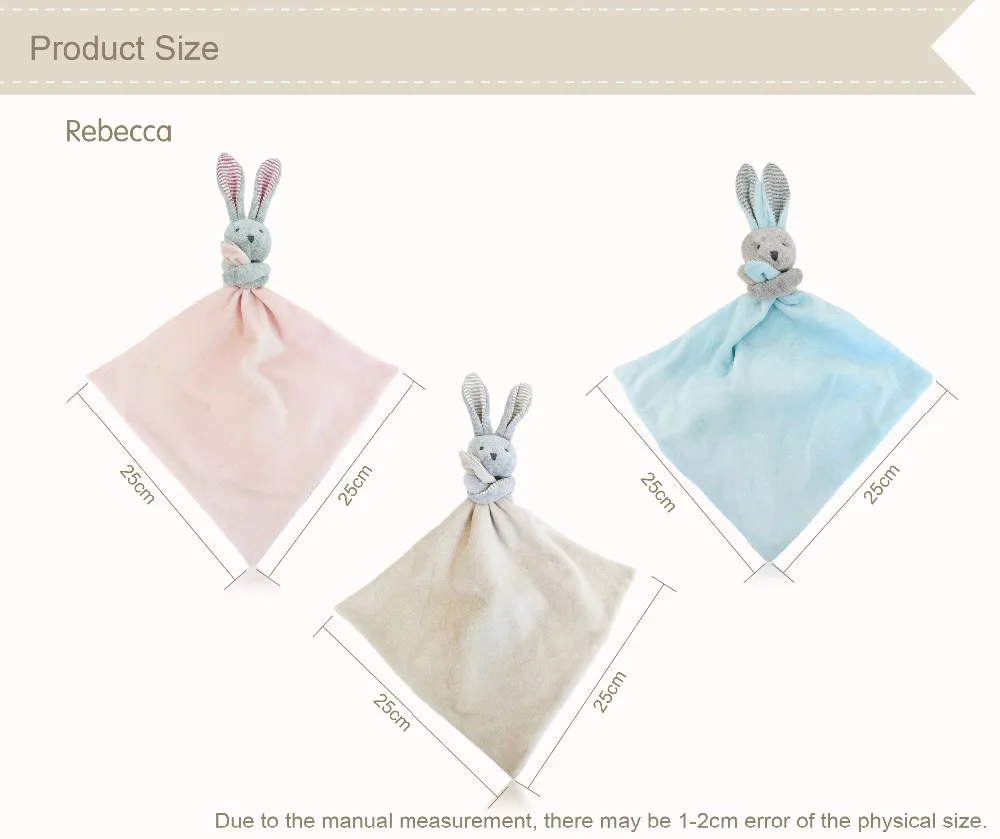 Роскошное высококачественное одеяло ручной работы из льна с розовым кроликом для новорожденных
