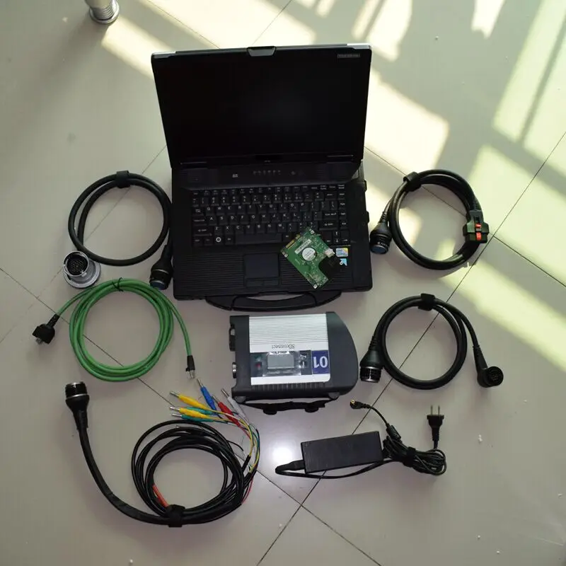  Super 2in1 herramienta de diagnóstico para bmw y MB hdd software para bmw icom próximo a b c + 2018