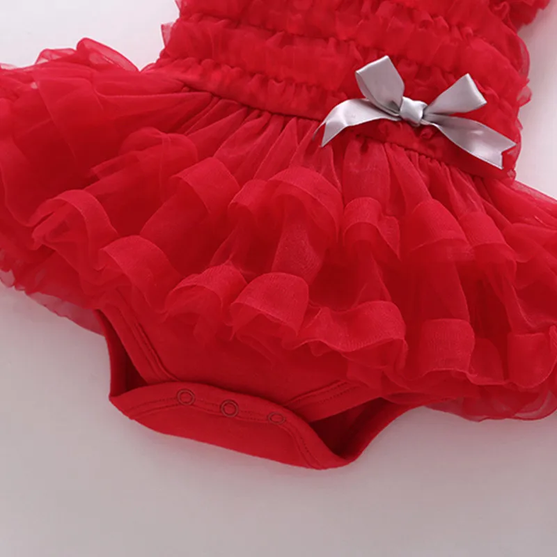 1Pcs Newborn Toddler Baby Girls Clothes Full moon 1year birthday Party Baby Girl Princess Dresses Christmas Baby Girl Clothing12