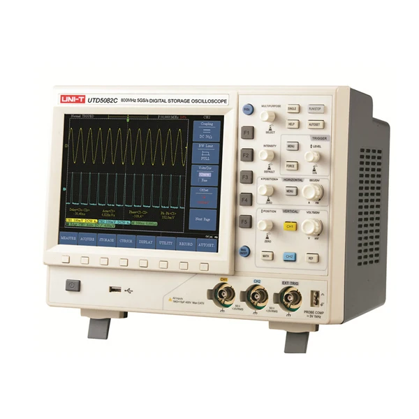 UNI-T UTD5082C 800MHz USB Digital Storage Oscilloscope Scopemeter 2Channels 5GSa/s 128M Memory Depth | Инструменты