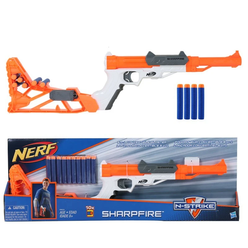 Convertible Sharpfire Blaster Toy Gun 