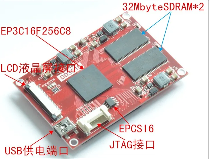 ALTERA EP3C16 EP3C16F256C8 FPGA Совет по развитию основной