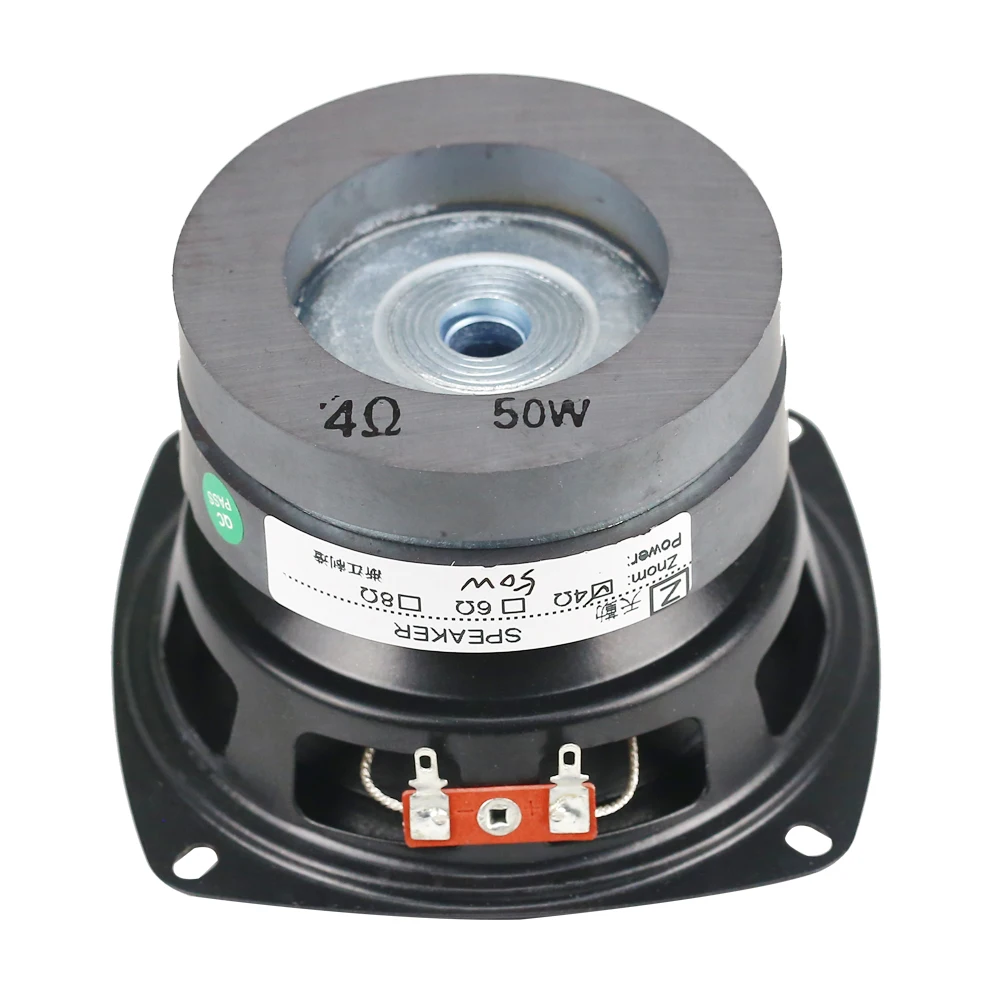 Ghxamp 4 дюйма 4OHM 50 Вт сабвуфер динамик Woofer длинный ход автомобиля аудио домашний