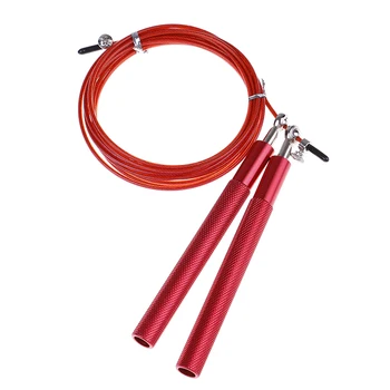 

Skipping Stainless 2018 Sport Speed Jump Rope Ball Bearing Metal Handle Steel Cable Fitness Equipment 8 Colors