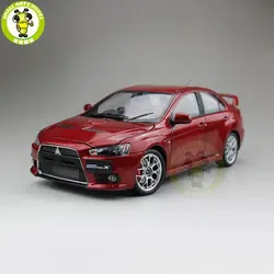 1/18 Mitsubishi Lancer EVO-X EVO X 10 правый руль литья под давлением Металл Модель автомобиля игрушки для мальчиков и девочек подарок красный