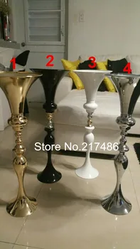 

sliver high quality wedding aisle mental vase centerpieces for event decor