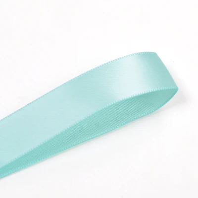 Elegant Blue Double Face Satin Ribbon - 100 Yards for Party & Wedding Decorations, Crafts, and Handmade Roses