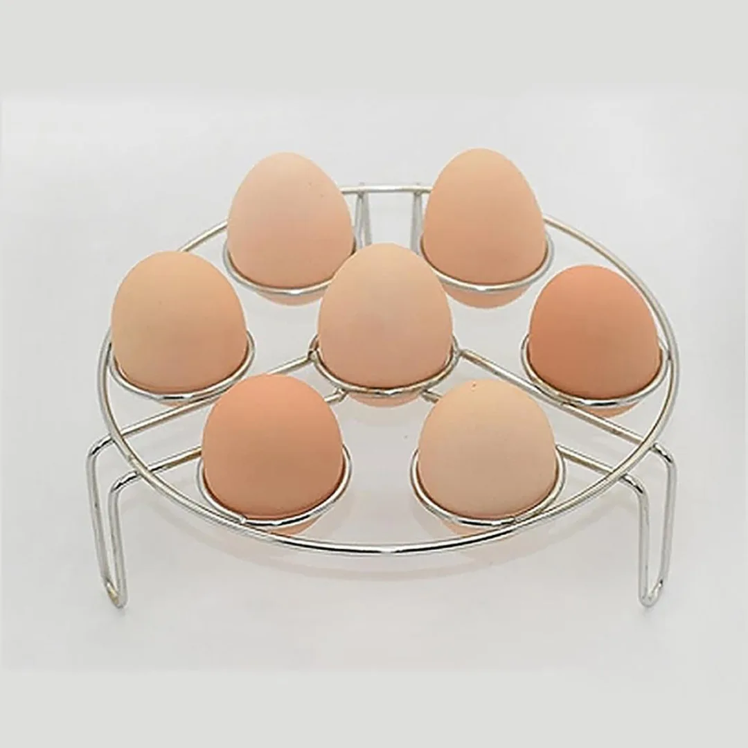 JX-LCLYL 2Pcs Kitchen Steamer Rack Instant Pot Egg Vegetable Cooker Holder Heater