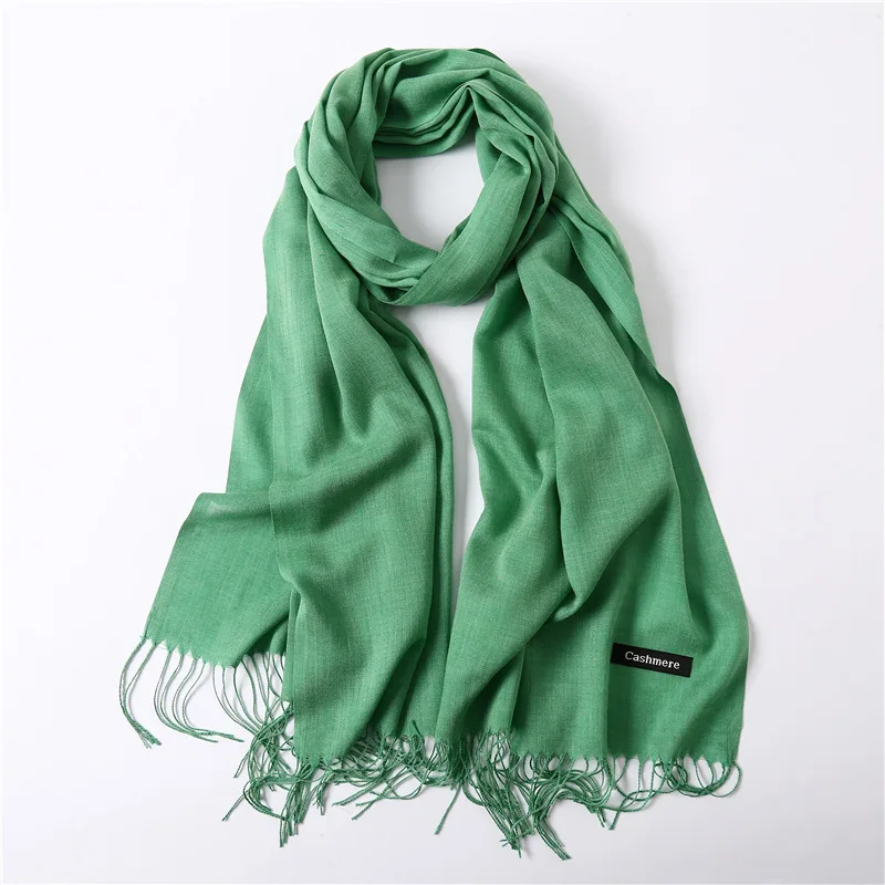 Thin Solid Shawls and Wraps Women Scarf