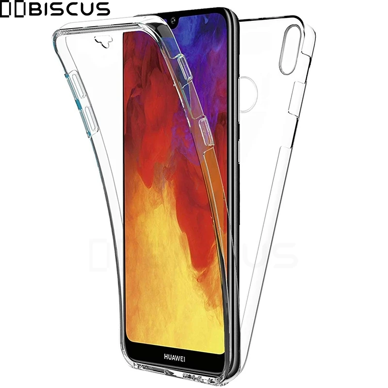 Двойной передний + Задний защитный силиконовый чехол для Huawei Honor 10i HRY LX1T P30 Lite MAR LX1M
