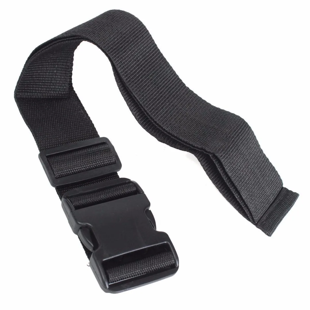 1pc Quick Release Nylon Belt Adjustable Work Waist Bag Belts Black Waistband Pouch Bag Accessories