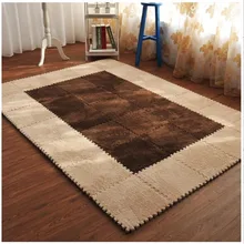 Татами Коврики блок волокнистый бархат сшивание зашифрованный утолщение головоломки пены ковер детский наземный коврик