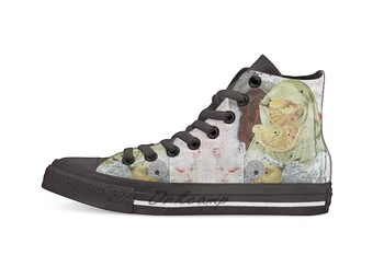 

LOS MENSAJES OCULTOS (the hidden messages) Casual High Top Canvas shoes sneakers For Drop shipping