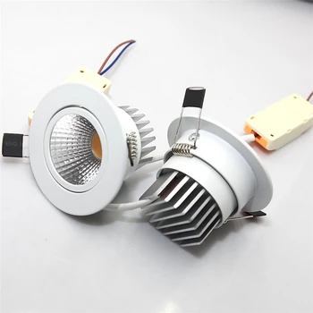

Dimmable Recessed LED Downlight COB 10W dimming LED Spot light led Ceiling lamp AC 85-265V