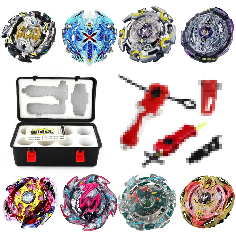 8 шт./компл. Toupie Beyblades Burst металлический фьюжн Beyblades набор коробка для хранения Топ Bayblade Burst Bey blade Launcher Bay blade игрушки