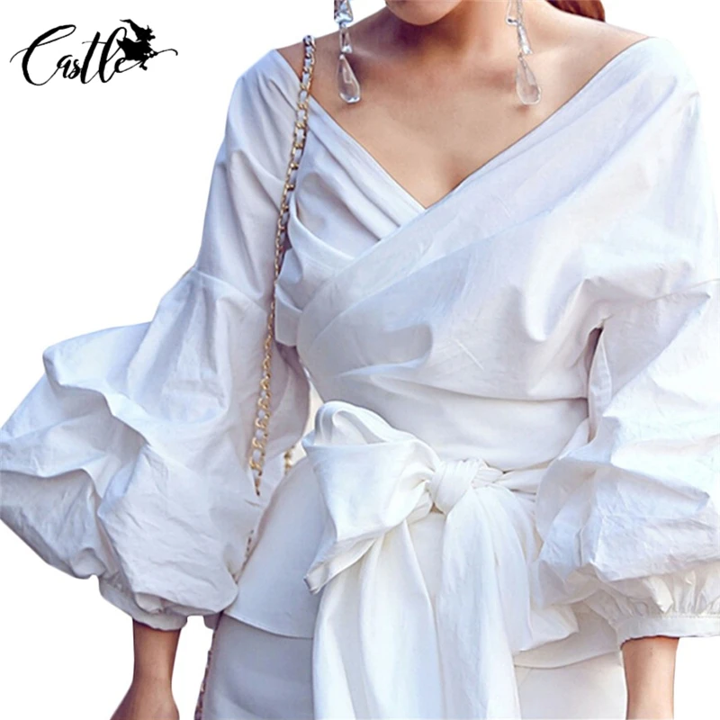Women's white dress blouses Clearance