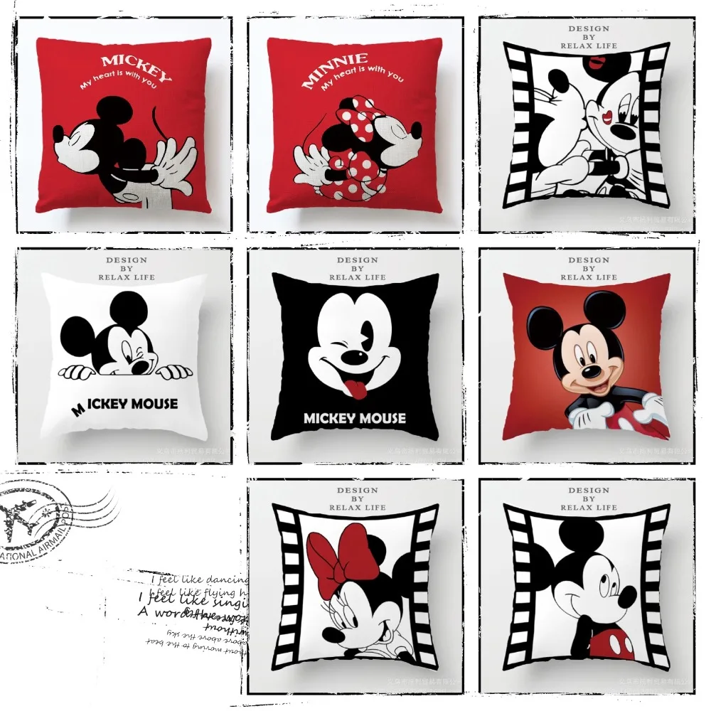 Подушка с Микки Маусом coussin minnie cojines del Mickey cuscino minnie mickey oreiller cute