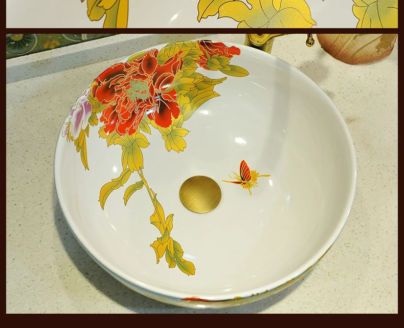 Art Counter Top ceramic bathroom sinks wash basin chinese porcelain ceramic wash basin countertops (3)