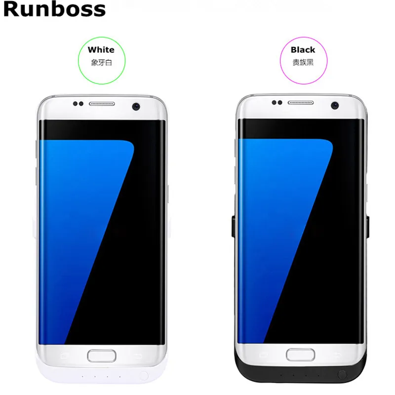 Для samsung Galaxy S7 край Мощность случае Runboss 6800 мАч Батарея Зарядное устройство Мощность чехол для samsung Galaxy S7 край G9350