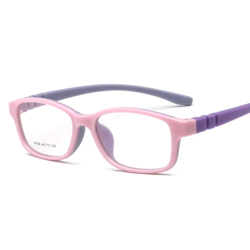 Качественные детские оптические очки TR90 материал гибкие модные красные очки для мальчиков и девочек