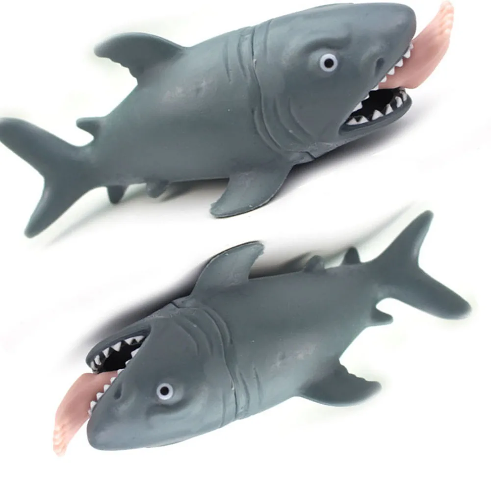 12 см Забавные игрушки акула сожмите мяч стресс Юмористические игрушки подарки 88 S7JN