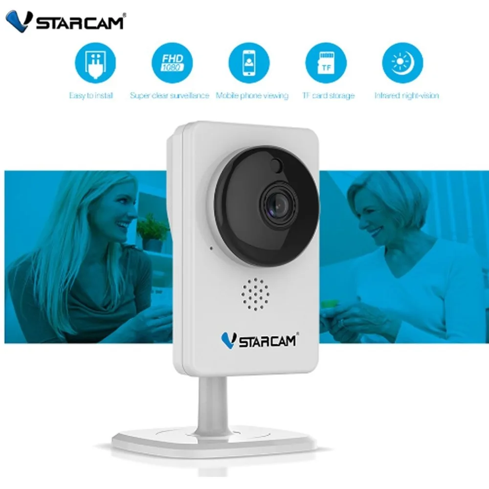 

VStarcam C92S 1080P Smart Wifi Infrared Mini Camera Indoor Surveillance Camera 2MP Wireless Home Security Monitor New 360 Degree