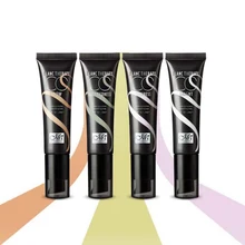 4 цвета водонепроницаемый прочный натуральный основа CC BB увлажняющий крем для увеличения отбеливающий консилер макияж