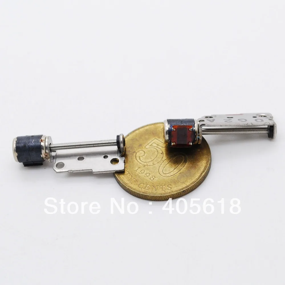 20 шт. 4 провода 2 фазы миниатюрный шаговый двигатель D6mm x H7mm|miniature stepper motor|stepper