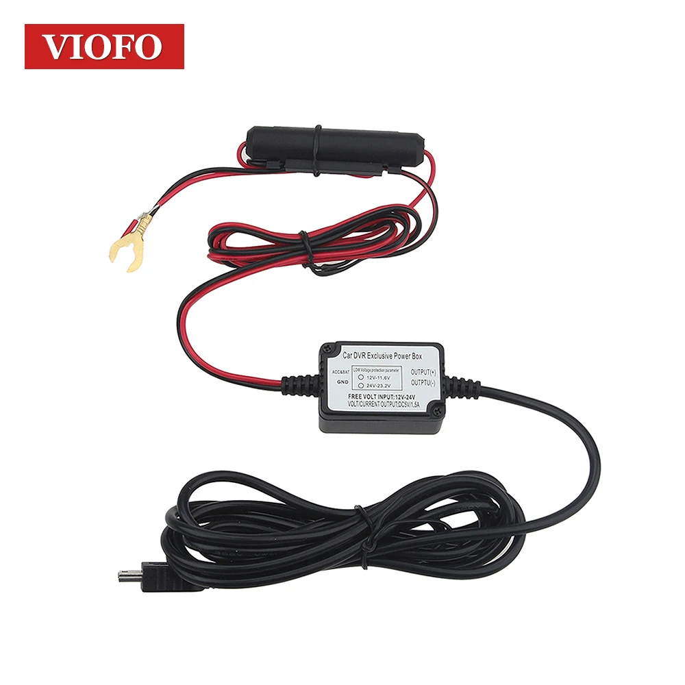 Original VIOFO Hardwire Cable 0801 A119 A119S A118 A118C A118C2 B40 Car font b Camera b
