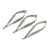 3pcs /set Stainless Steel Microscopic Instruments 8.5 cm Micro Scissors Inner Barrier Cut Quality  Scissors Hand Membranous Enve 1