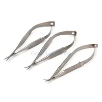 3pcs /set Stainless Steel Microscopic Instruments 8.5 cm Micro Scissors Inner Barrier Cut Quality  Scissors Hand Membranous Enve 1
