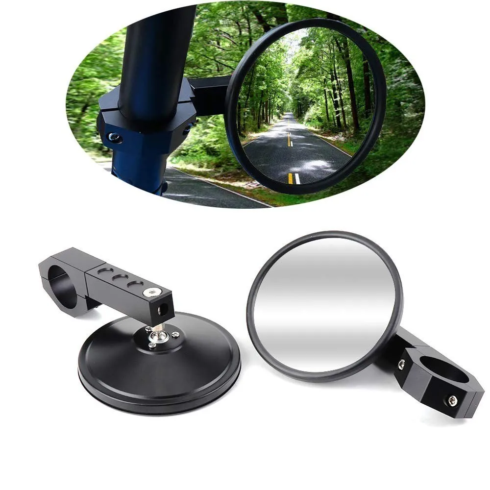 

1.75" Round Adjustable Side mirrors Rear View Mirror for Polaris RZR Ranger 900 XP4 For Yamaha YXZ1000R for Arctic Cat Wildcats