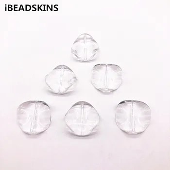

New arrival 25mm 250pcs clear Acrylic Twisted coin shape beads for stud earrings/earrings accessories/Earring parts/ jewelry DIY