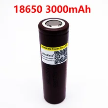 LiitoKala для HG2 18650 18650 3000mah Электронная сигарета перезаряжаемые батареи мощность высокого разряда, 30A большой ток