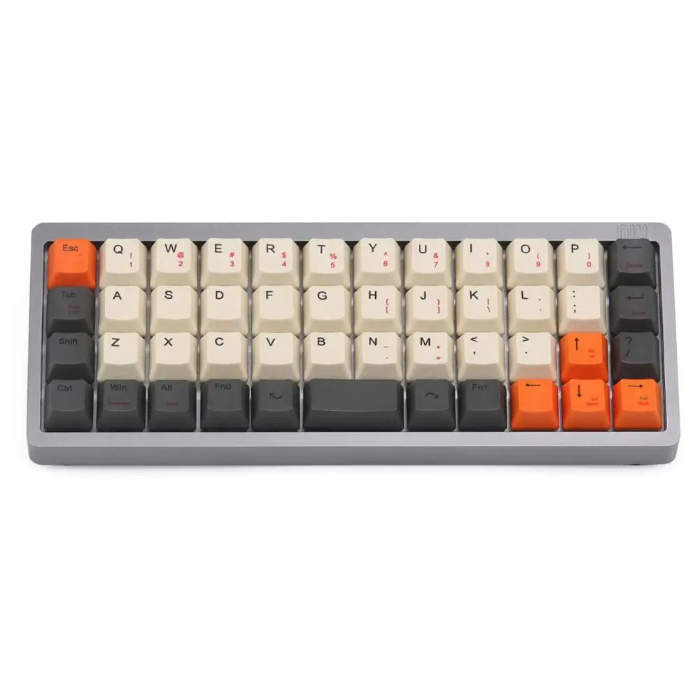 KBDfans NIU 40 Dye subbed OEM профиль колпачки для 40% макета cherry mx механическая