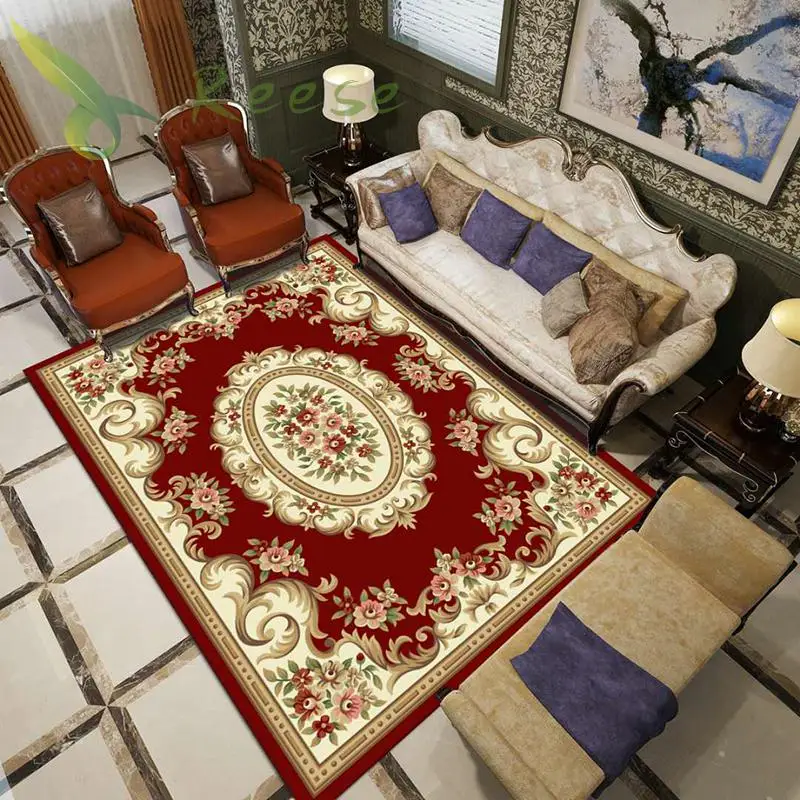 Alibaba Hot Sale Modern Soft Persian Carpet Rug For Living Room Non-slip Antifouling Carpet Bedroom Parlor Factory Direct Supply