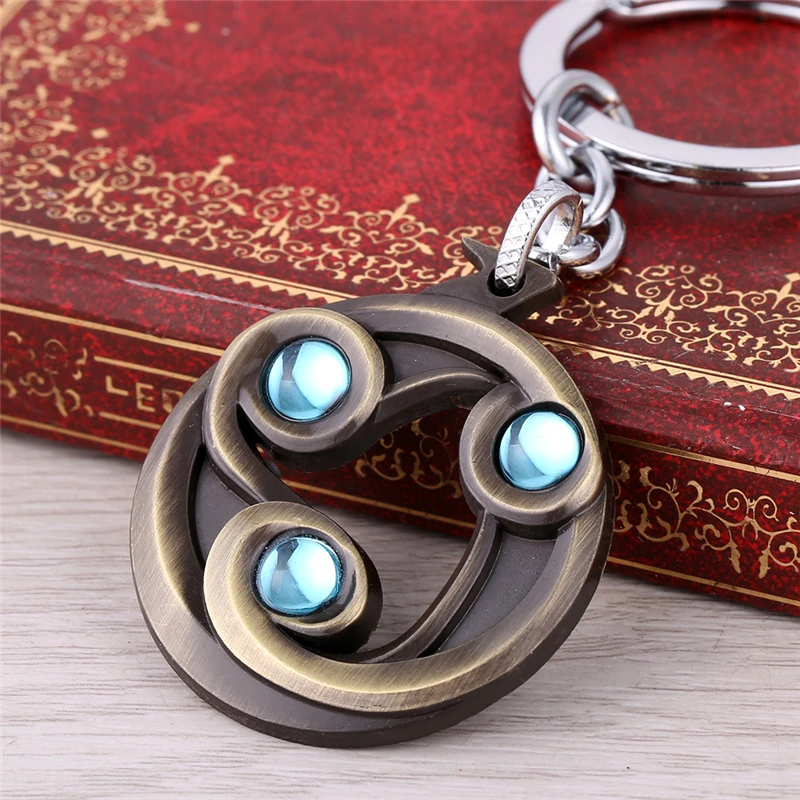 Брелок Dota 2 Talisman of Evasion с логотипом мужской брелок из металлического сплава для