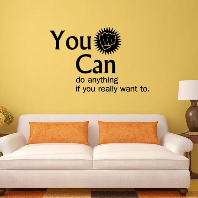 You Can Encouragement Vinyl Wall Stickers Home Decor Younger Room S You Can Encouragement Vinyl Wall Stickers Home Decor Younger Room S Decals Office Sticker