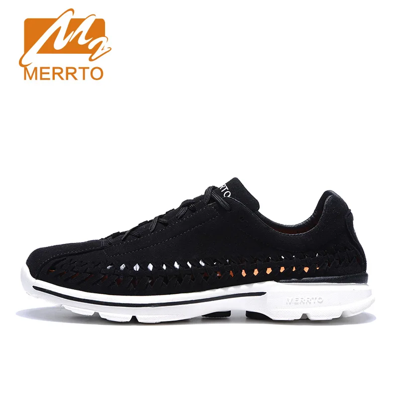 

MERRTO Brand 2017 Summer Men's breathable sports running shoes comfortable and soft fabic high quality sports shoes#MT18650