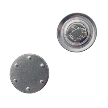

150pcs/box 1 round Magnetic Name Badge Tag magnet name badges 17x17mm