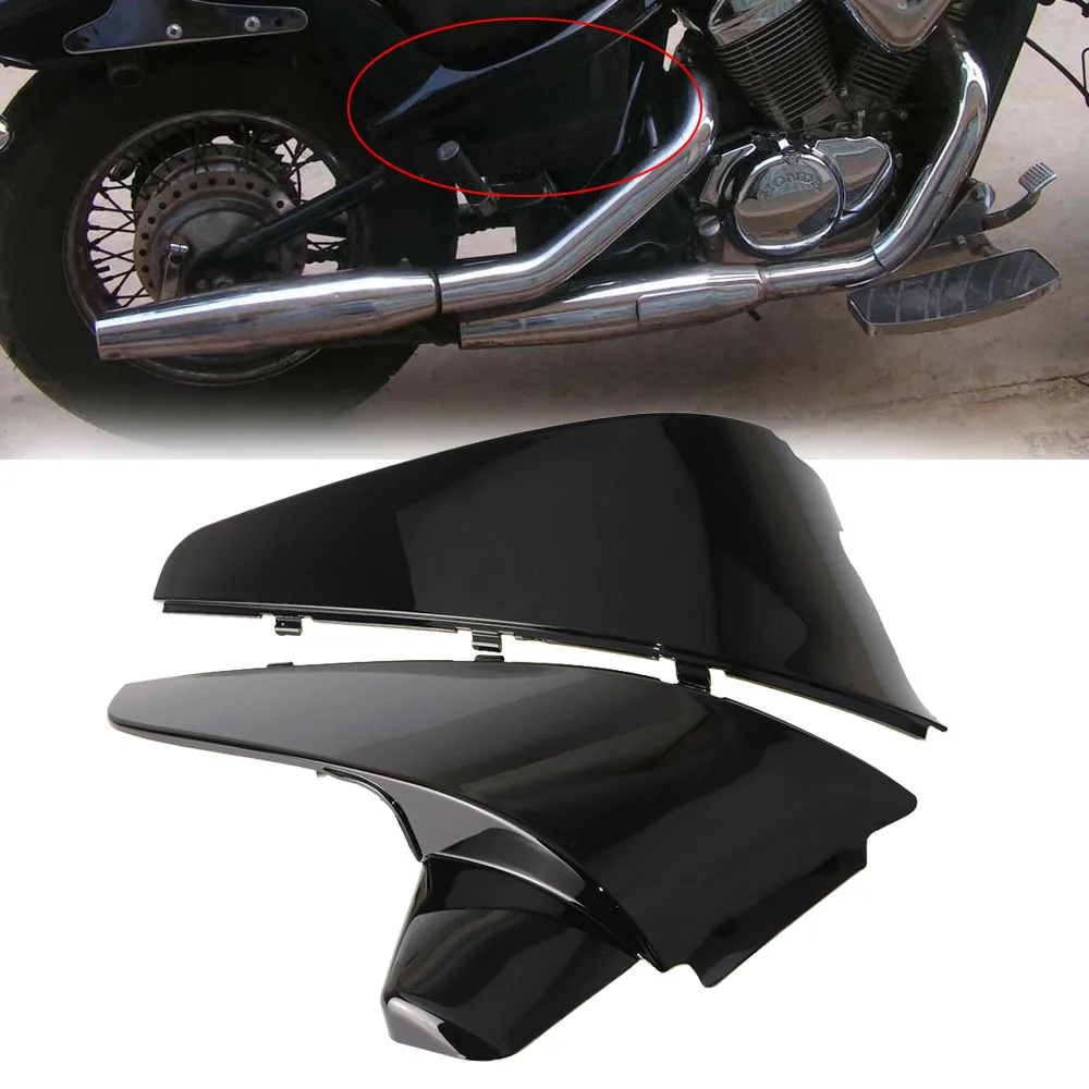 For Honda Shadow VT 600 VLX 600 STEED 400 1988 1998 1990 1991 1992 1993 1994 1995 1996 1997 Motorcycle Battery Side Cover-in Covers & Ornamental Mouldings ...