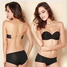 2 Colors A/B/C/D Cup Women Fashion Strapless Push Up Seamless Candy Wire Free Adjustable Underwear Bra Intimates Lingerie 218