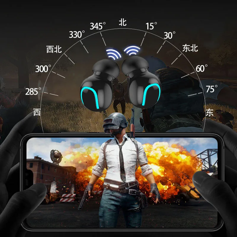 Q32 TWS 5,0 3D стерео Bluetooth наушники полный соединяющийся с сотовым телефоном по Bluetooth и ноутбуку Встроенный микрофон прослушивание музыки вызов наушники