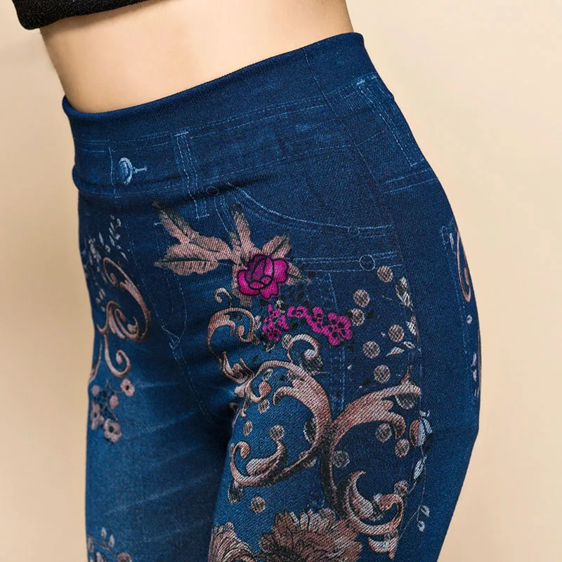 Flower Printed Jeggings 4 Flower Printed Jeggings 4