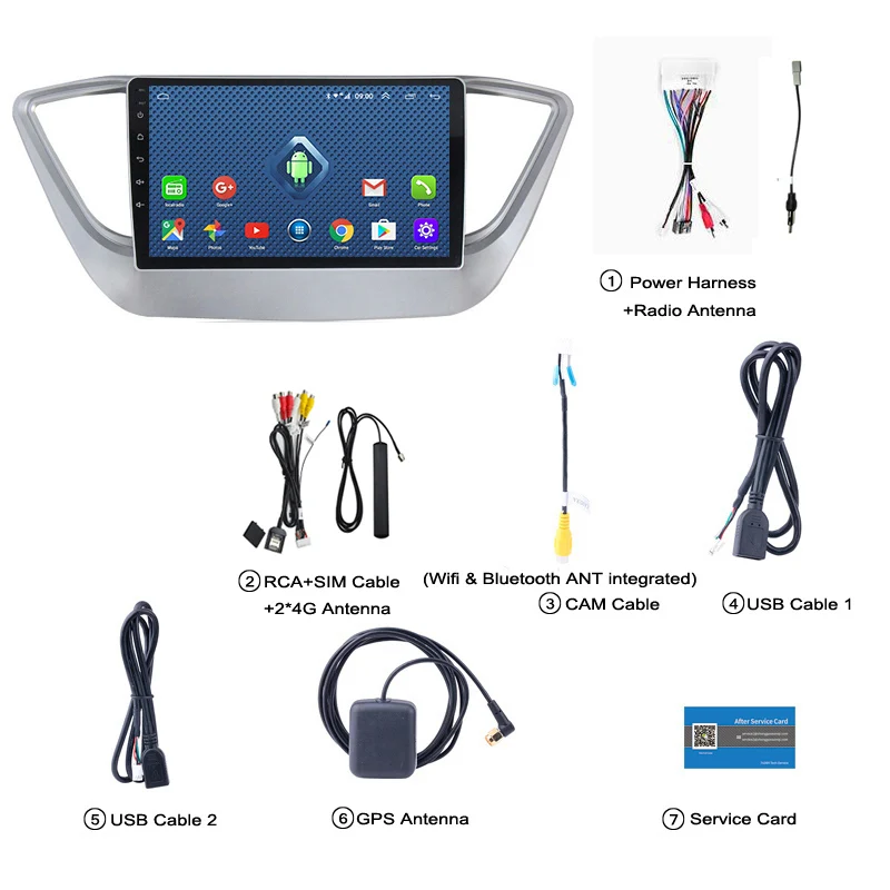 Discount 4G Lte All Netcom 9 Inch Android 8.0 Car Dvd Gps Player For Hyundai Verna 2017 Radio Video Navigation Bt Wifi 5