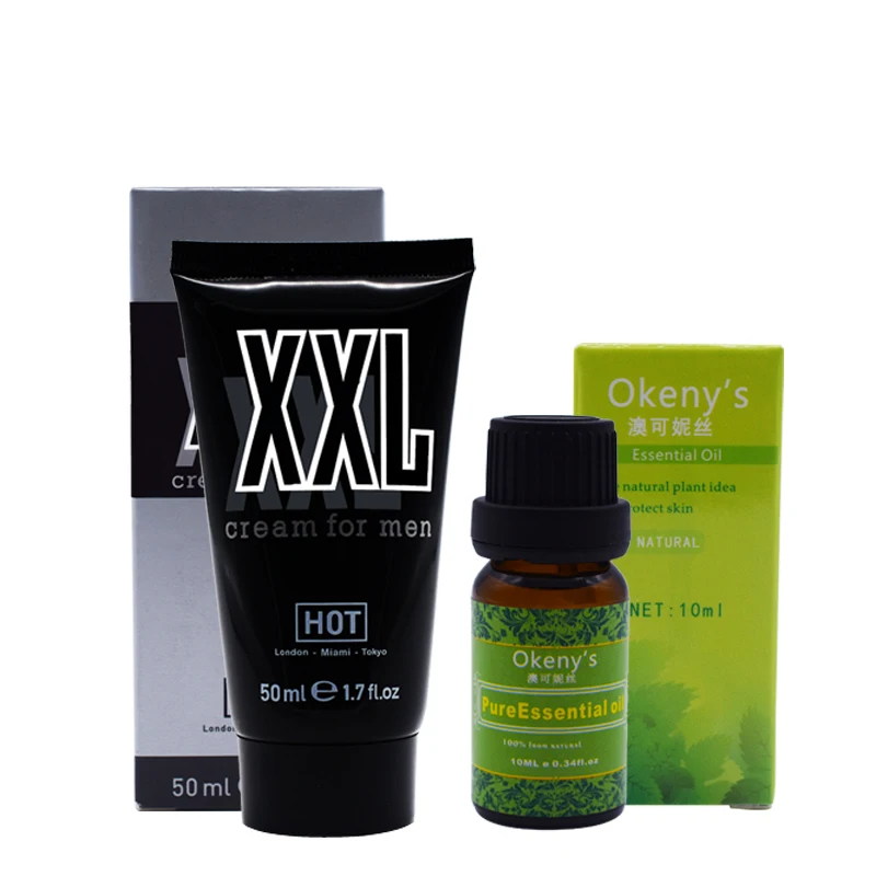 Sex Products XXL Cream Men Penis Enlargement Dick Bigger Cream +Okeny's